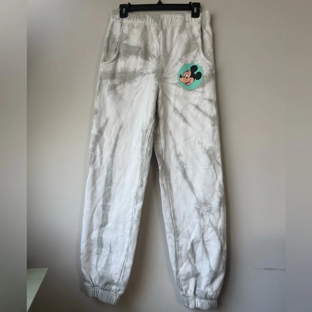 Disney Mickey Mouse Tie Dye Sweatpants, Size XS - Picture 1 of 5
